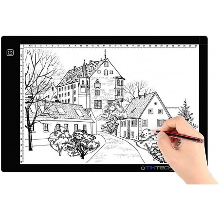 Meidong A4 Ultra-thin Portable LED Light Box Tracer USB Power Cable Dimmable Brightness LED Artcraft Tracing Light Box Light Pad for Artists Drawing Sketching Animation Stencilling X-rayViewing